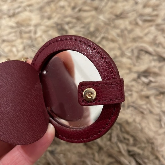 Kate Spade Circle Mirror Leather Key Chain - Picture 5 of 5